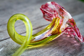 ashes into glass memorial flower