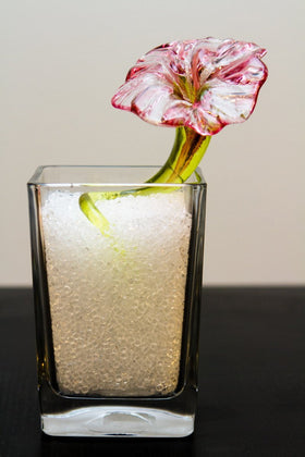 ashes into glass memorial flower