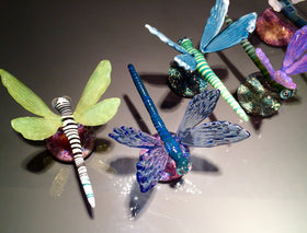 Dragonfly Figurine with Cremation Ash