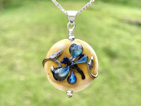 Dragonfly Memorial Pendant with Cremains