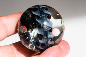 eclipse-marble-with-infused-cremation-ash-and-opals