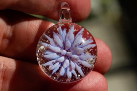 Flower Pendant with Ash
