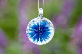 Flower Pendant with Ash