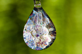 Giverny Gardens Drop Pendant with Infused Cremation Ash