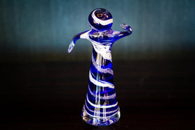 Glass Dancers with Infused Cremation Ash