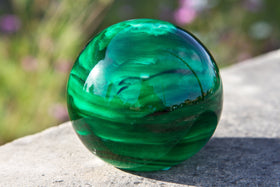 glass-emerald-memorial-orb-paperweight-with-cremains-ash-from-person-dog-or-cat