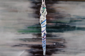 Icicle with Cremation Ash