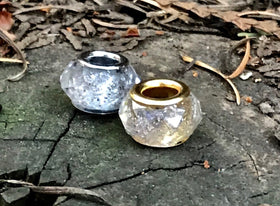 Crystal Cut Beads with Cremains