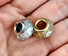 Crystal Cut Beads with Cremains