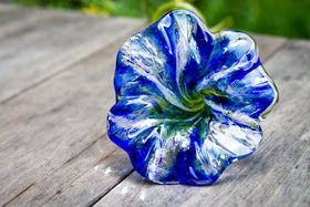 ashes into glass memorial flower