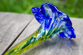 ashes into glass memorial flower
