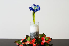 ashes into glass memorial flower