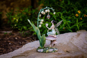 Lily Fairy with Silver Keepsake Pendant for Ashes