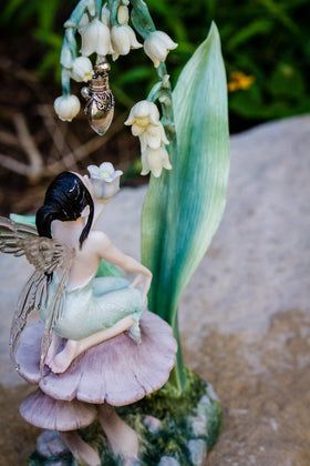 Lily Fairy with Silver Keepsake Pendant for Ashes