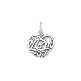 Mom Silver Charm