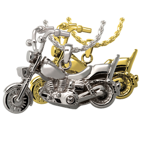 Motorcyle Keepsake Pendant Urn for Cremation Ash