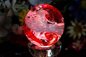 Multi-Color Glass Light Stand