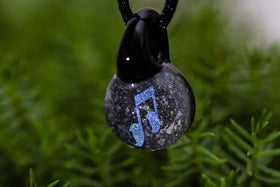 Music Note Hologram Pendant with Infused Cremation Ash