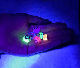 (3-Pack) Neon Flourescent Beads with Cremains