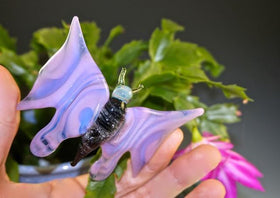 Pink Butterfly with Infused Cremation Ash