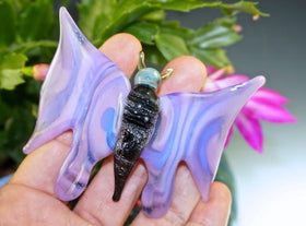 Pink Butterfly with Infused Cremation Ash
