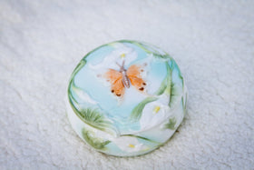 Porcelin Butterfly Keepsake Urn