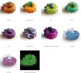 Glass Pumpkin with Infused Cremains