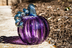 Glass Pumpkin with Infused Cremains