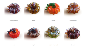 Glass Pumpkin with Infused Cremains