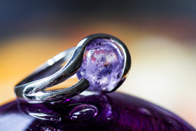 Sterling Silver Ring 12mm Setting Only