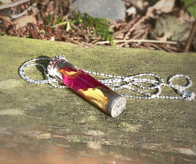 Rose Flowers Pendants with Cremation Ashes.