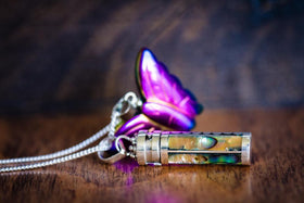 Silver Butterfly Sympathy Necklace
