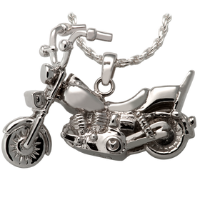 Motorcyle Keepsake Pendant Urn for Cremation Ash