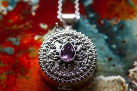 Sterling Silver Keepsake Locket For Cremains from People and Pets