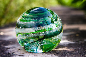 Sparkle Paperweight with Infused Cremains