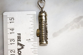 Sterling Silver Keepsake Pendant For Cremains or Hair