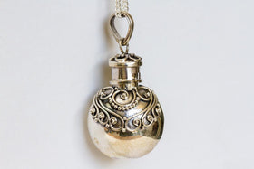 Sterling Silver Keepsake Pendant - Moonstone