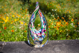 Wedding Unity Glass Sculpture