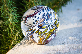 Glass Orb with Cremains